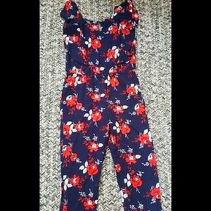 Janie and Jack size 12 floral jumpsuit.